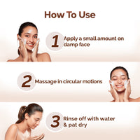 Mamaearth Rice Face Wash With Rice Water & Niacinamide For Glass Skin 100ml| Hydrated, Even SkinTone (100ml)