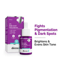 The Derma Co 2% Kojic Acid Face Serum for Dark spots reduction, Pigmentation & Blemishes | 30ml