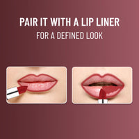 Swiss Beauty Pure Matte Lipstick , Non-Drying, Smooth Glide, Long Lasting - swiss beau (3.8g)