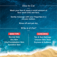 Aqualogica Detan+ Smoothie Face Wash with Glycolic Acid & Cherry Tomato for Tan removal (100ml)