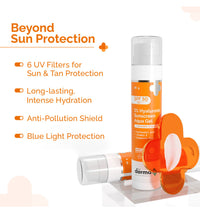 The Derma Co 1% Hyaluronic Sunscreen Spf 50 Pa+++ Aqua Gel For Normal To Oily ... - In-Vivo tested | 50g