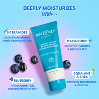 Dot & Key Blueberry Hydrate Barrier Repair Intense Moisturizer, With 5 Ceramides, For Very Dry Skin (100g)