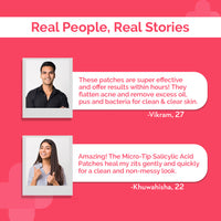 The Derma Co Micro-tip Acne Patches With Salicylic Acid and Hydrocolloid For Clean & Clear Skin - 24 Patches (24 pieces)