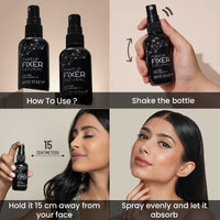 Swiss Beauty Long Lasting Professional Makeup Fixer Setting Spray With Vitamin E & Aloe Vera (70 ml)