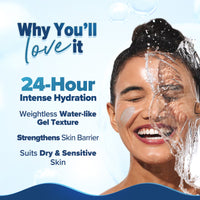 Aqualogica Barrier+ Hydra Gel Moisturizer With 5 Ceramides & Avocado For 24 Hour Intense Hydration (200g)