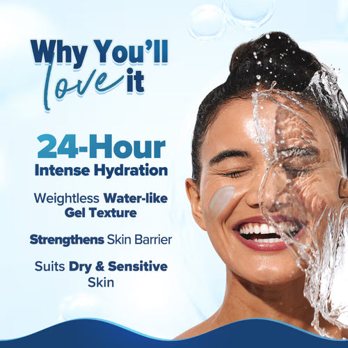 Aqualogica Barrier+ Hydra Gel Moisturizer With 5 Ceramides & Avocado For 24 Hour Intense Hydration (200g)