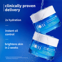 Plum 2% Niacinamide & Rice Water Moisturiser - Lightweight Gel Cream For Oil-Free Hydration (50 g)