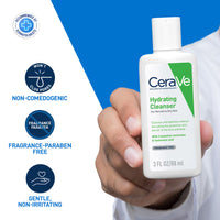 CeraVe Hydrating Cleanser Non-Foaming Face Wash for Dry Skin with Ceramides & Hyaluronic Acid