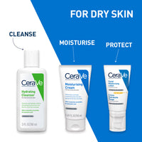 CeraVe Hydrating Cleanser Non-Foaming Face Wash for Dry Skin with Ceramides & Hyaluronic Acid