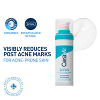 CeraVe Resurfacing Retinol Serum, Reduces Acne Marks with Licorice Root Extract & Niacinamide (30ml)