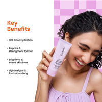 Foxtale Nourishing Ceramide Moisturiser for 100hrs of Hydrated, Glowing Skin (100ml)