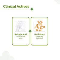 The Derma Co 1% Salicylic Acid Oil-free Moisturizer for Face With Oat Extract For Active Acne (50 g)