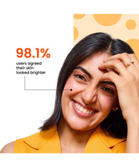 Foxtale Glow Sunscreen SPF 50 PA++++ with Vitamin C & Niacinamide for a Dewy Glow | 50ml