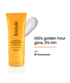 Foxtale Glow Sunscreen SPF 50 PA++++ with Vitamin C & Niacinamide for a Dewy Glow | 50ml