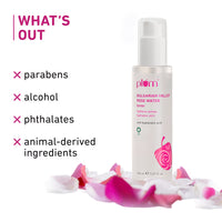 Plum Bulgarian Valley Rose Water Alcohol-Free Spray Toner With Hyaluronic Acid, Hydrates & Refreshes