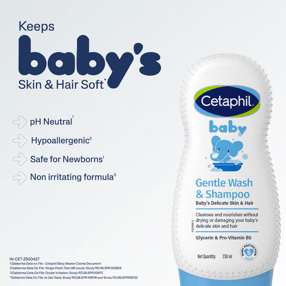 Cetaphil Baby Gentle Wash & Shampoo (230ml)