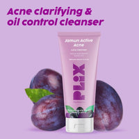 Plix 0.5% Salicylic Acid Jamun Face Wash Cleanser For Active Acne & Oil Control, Acne Breakouts (100ml)