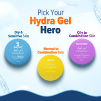 Aqualogica Glow+ Hydra Gel Moisturizer With Papaya & Vitamin C For 24 Hour Intense Hydration (200g)