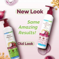 Mamaearth Onion Shampoo for Anti Hair Fall & Hair Growth with Onion Oil & Plant Keratin 250 ml