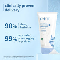 Plum 2% Niacinamide Face Wash With Rice Water For Oily Skin, Brightens & Hydrates