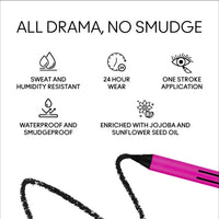 M.A.C In Extreme Dimension 24Hr Waterproof & Smudgeproof Kajal Eye Liner (0.8g)