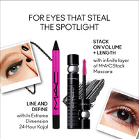 M.A.C In Extreme Dimension 24Hr Waterproof & Smudgeproof Kajal Eye Liner (0.8g)