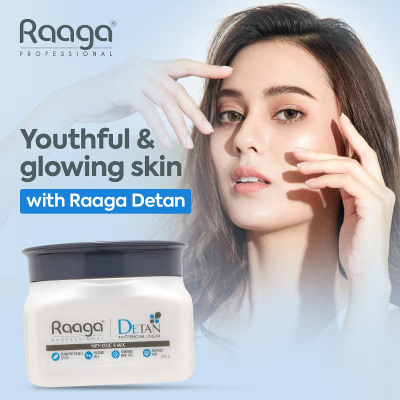 Raaga Professional De Tan Removal Creme With Kojic & Milk(500 gm)