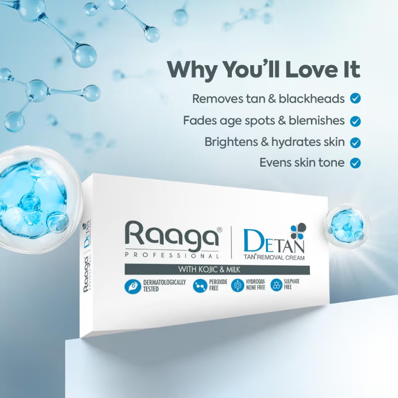 Raaga Professional De-Tan Removal Cream (72 gm)