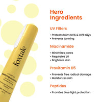 Foxtale SPF 70 Gel-Cream Sunscreen for Oily Skin with PA++++ & Niacinamide (50ml)