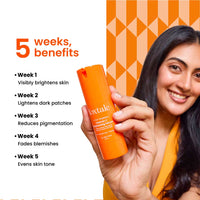 Foxtale Brightening Vitamin C Face Serum With L-Ascorbic Acid And Vitamin E For Glowing Skin (30ml)