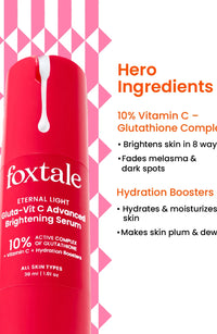 Foxtale Eternal Light Gluta - Vit C Advanced Brightening
Serum | 30ml