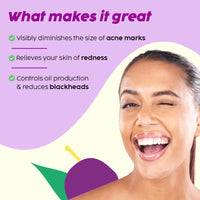 Plix 10% Niacinamide Jamun Face Serum for Acne marks, blemishes & oil control