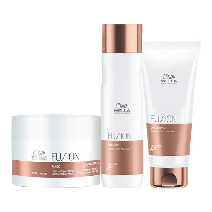 Wella Professionals Fusion Shampoo+ Conditioner + Mask Combo (600ml)