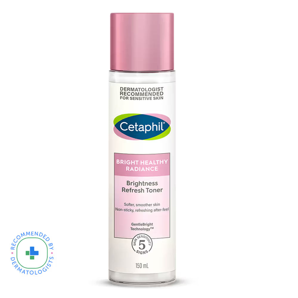 Cetaphil Brightness Refresh Toner Bright Healthy Radiance With Niacinamide Reduces Dark Spots Dermatologist Tested (150ml)