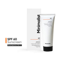 Minimalist SPF 60 PA ++++ Sunscreen - Pregnancy & Lactation Safe For Sensitive Skin (50gm)
