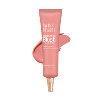 Swiss Beauty Cream It Up Blusher With Shea Butter , Multi-Functional , Matte Finish - 5 Cheek-o-pink (10ml)