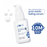 Plum 10% Niacinamide Brightening Face Serum with Rice Water, Fades Acne Marks, for Oily to Dry Skin (50ml)