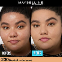 Maybelline New York Fit Me Matte+Poreless 16H Oil Control Foundation with SPF 22 - 230 Natural Buff (30ml)