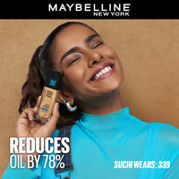 Maybelline New York Fit Me Matte+Poreless 16H Oil Control Foundation with SPF 22 - Shade 260 (30ml)