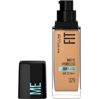 Maybelline New York Fit Me Matte+Poreless 16H Oil Control Foundation with SPF 22 - Shade 329 (30ml)