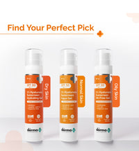 The Derma Co 1% Hyaluronic Sunscreen Spf 50 Pa+++ Aqua Gel For Normal To Oily ... - In-Vivo tested | 50g