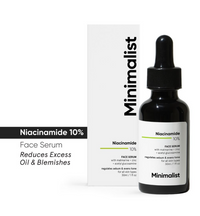 Minimalist 10% Niacinamide Face Serum With Matmarine +
Zinc For Reducing Oil & Blemishes | 30ml