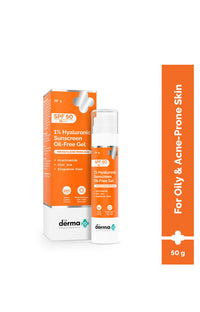 The Derma Co 1% Hyaluronic Sunscreen Oil-Free Gel With Spf
50 Pat+++ For Oily ... - In-Vivo tested | 50g
