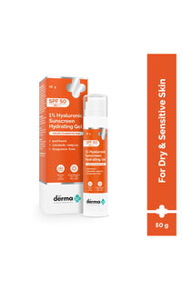 The Derma Co 1% Hyaluronic Sunscreen Hydrating Gel Spf 50
Pa++++ For Dry & Sen... - In-Vivo tested | 50g