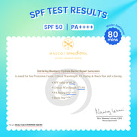 Dot & Key Blueberry Hydrate Barrier Repair Sunscreen SPF 50+ PA++++, Long-lasting Moisture (50 g)