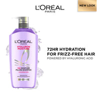 LOreal Paris Hyaluron Moisture Anti-frizz Shampoo With Hyaluronic Acid For 72 HR Dehydrated Hair (1L)