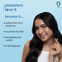 Plum Peptides Shampoo with Coconut Milk for Dry & Rough Hair 22x softer hair in 1 wash (250ml)