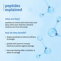 Plum Peptides Shampoo with Coconut Milk for Dry & Rough Hair 22x softer hair in 1 wash (250ml)