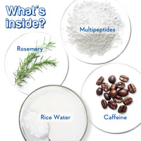 WishCare Multi Peptide Anti Hairfall Shampoo + Conditioner Combo -Rice Water, Rosemary,HA & Caffeine (2 Pcs)