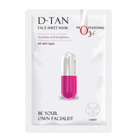 O3+ Facialist Brightening Face Sheet Mask With Glycolic (30ml)